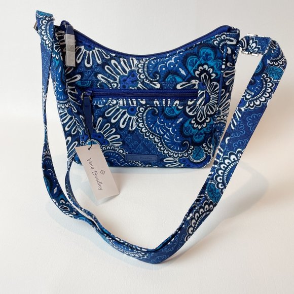 Vera Bradley Mini Andi Crossbody Blue Tapestry - Picture 3 of 12